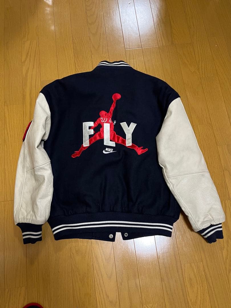 銀タグ 90's NIKE エアジョーダン レザージャケット ヴィンテージ
