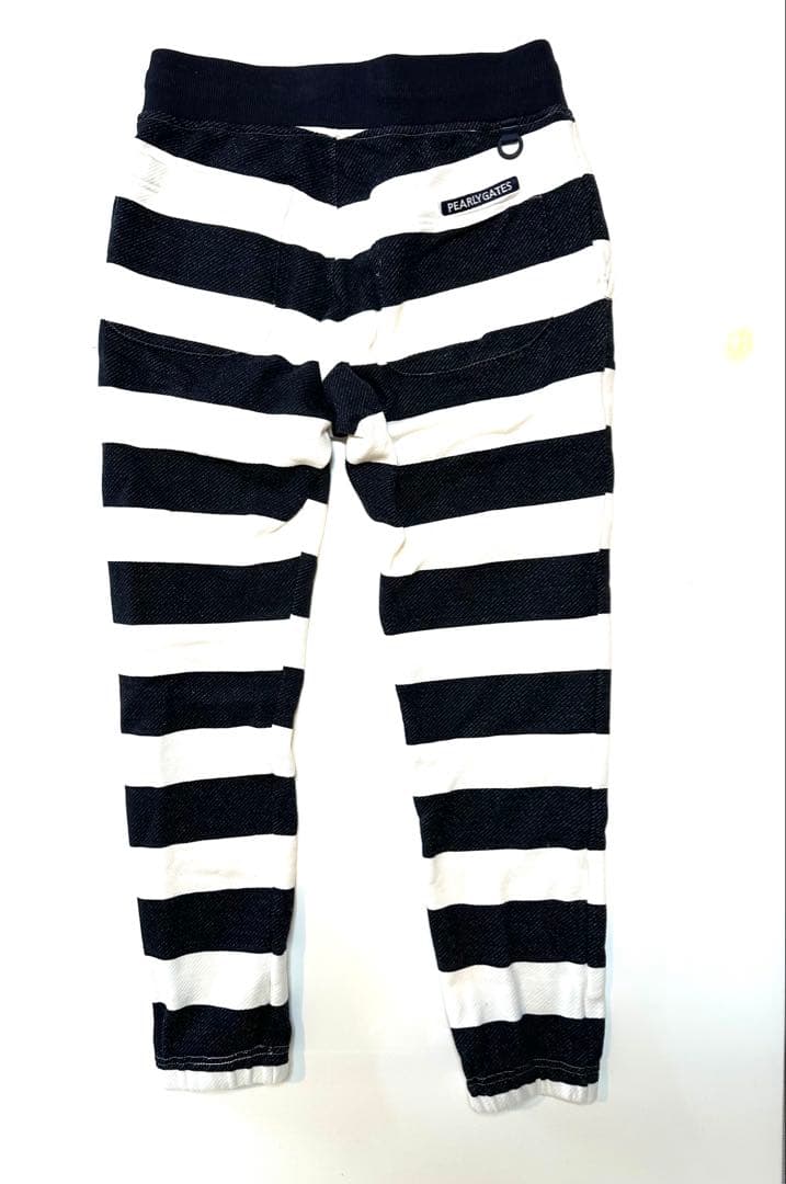 美品 パーリーゲイツ パンツ ボーダー パンツ 4 パーカー 2点