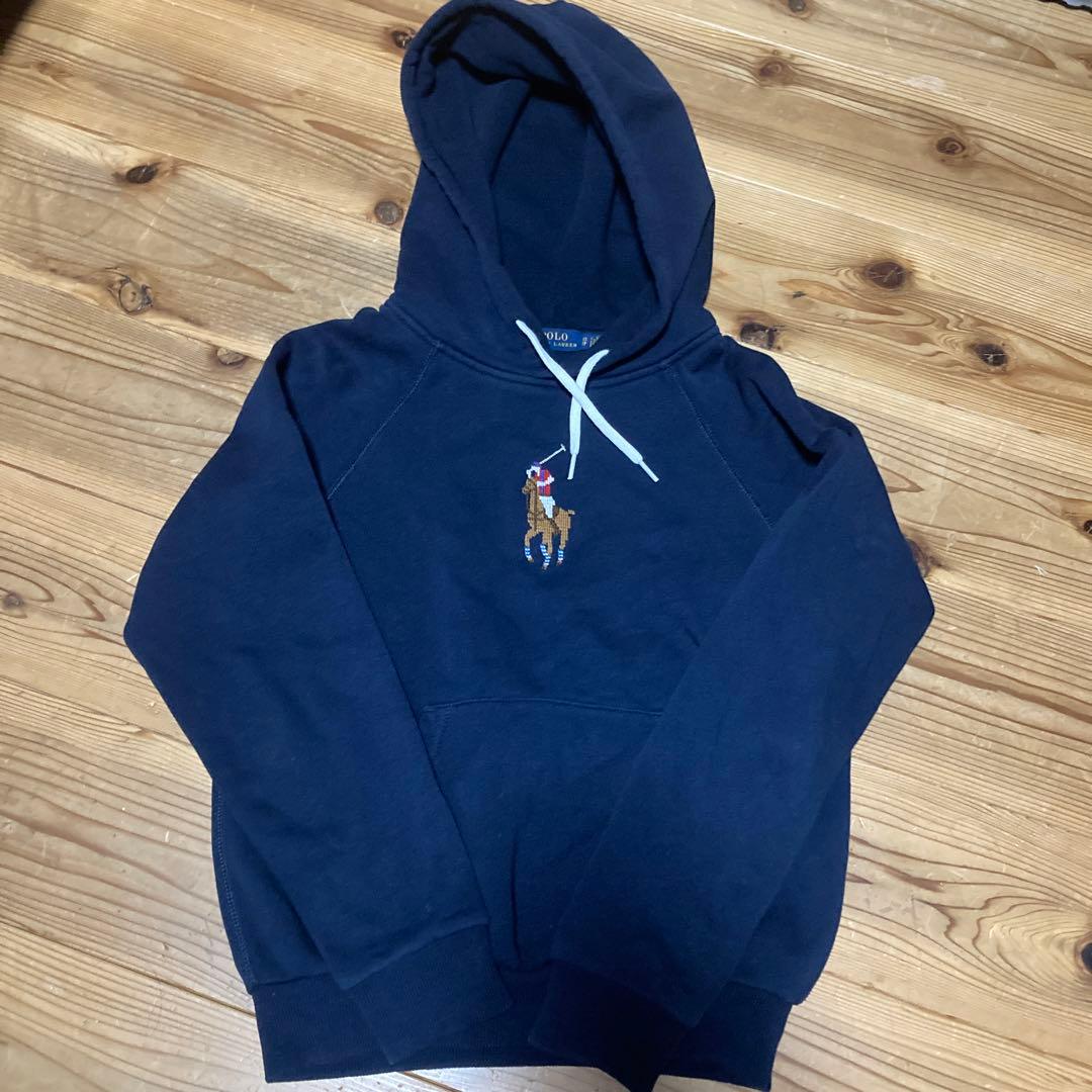 ポロラルフローレン パーカー ビックポニー 刺繍 - メルカリ
