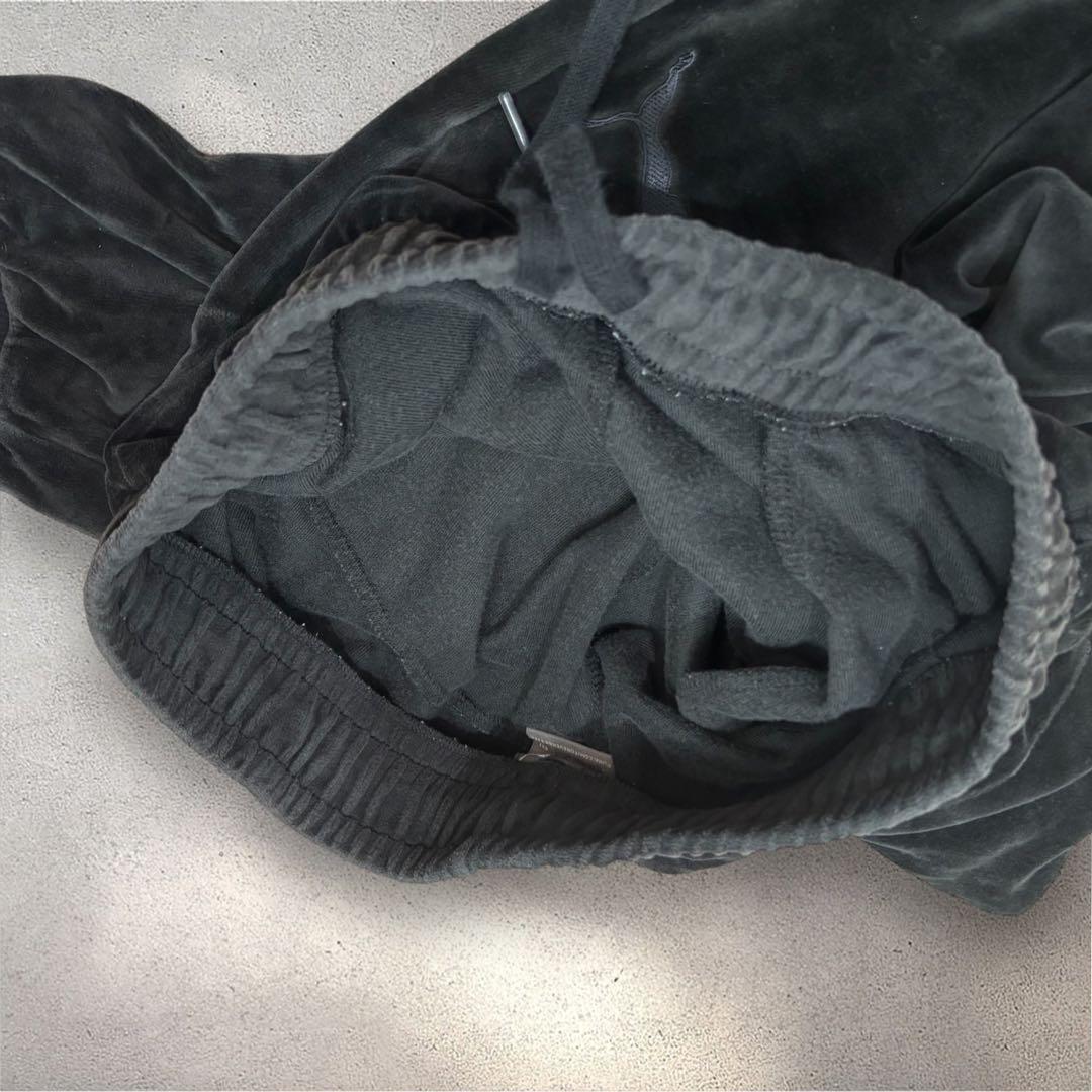 00's y2k OLD PUMA ベロアジャージセットアップ ダークグレー - メルカリ