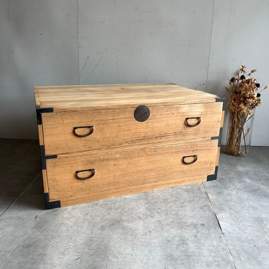 アンティーク 箪笥 チェスト テレビ台 無垢材 レトロ z388 和モダン 和箪笥 テレビ台 テレビボード レトロ ローチェスト