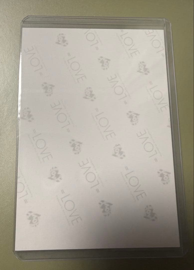 大場花菜 コメあり 直筆 ラブソングに襲われる 歌唱衣装② チュウ