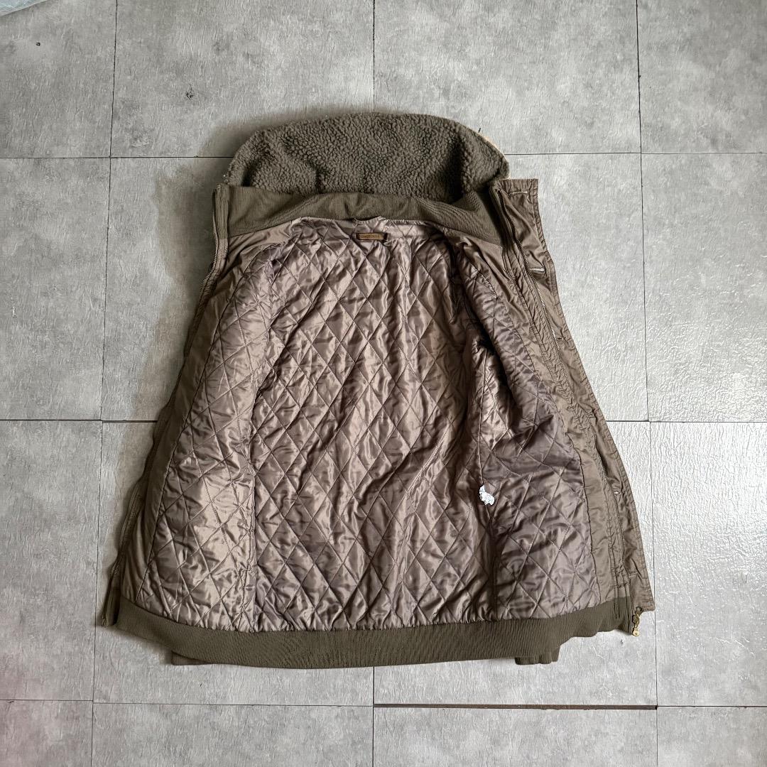 DACKDIVEハイネックモッズコートミリタリーダブルジップy2kグランジ