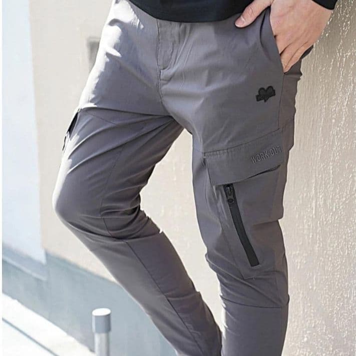 LUXE/R GOLF ストレッチ布帛カーゴパンツ 45940GRXL② カーゴパンツ (RM)「LUXE/R GOLF」ストレッチ クロス メンズ