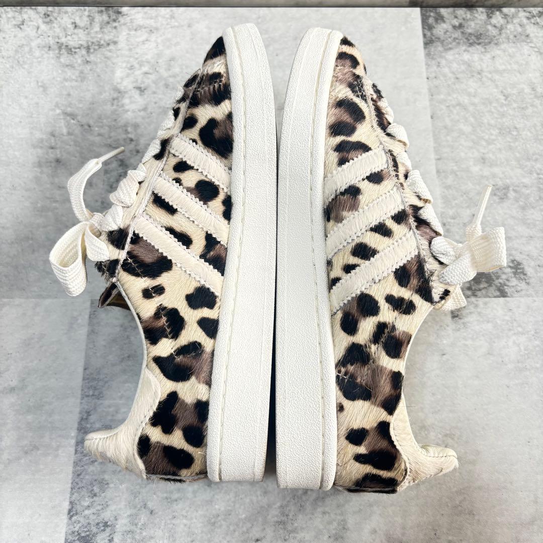 【adidas】美品✨ヒョウ柄 レオパ ハラコ スニーカー 大人気❣️22.5cm