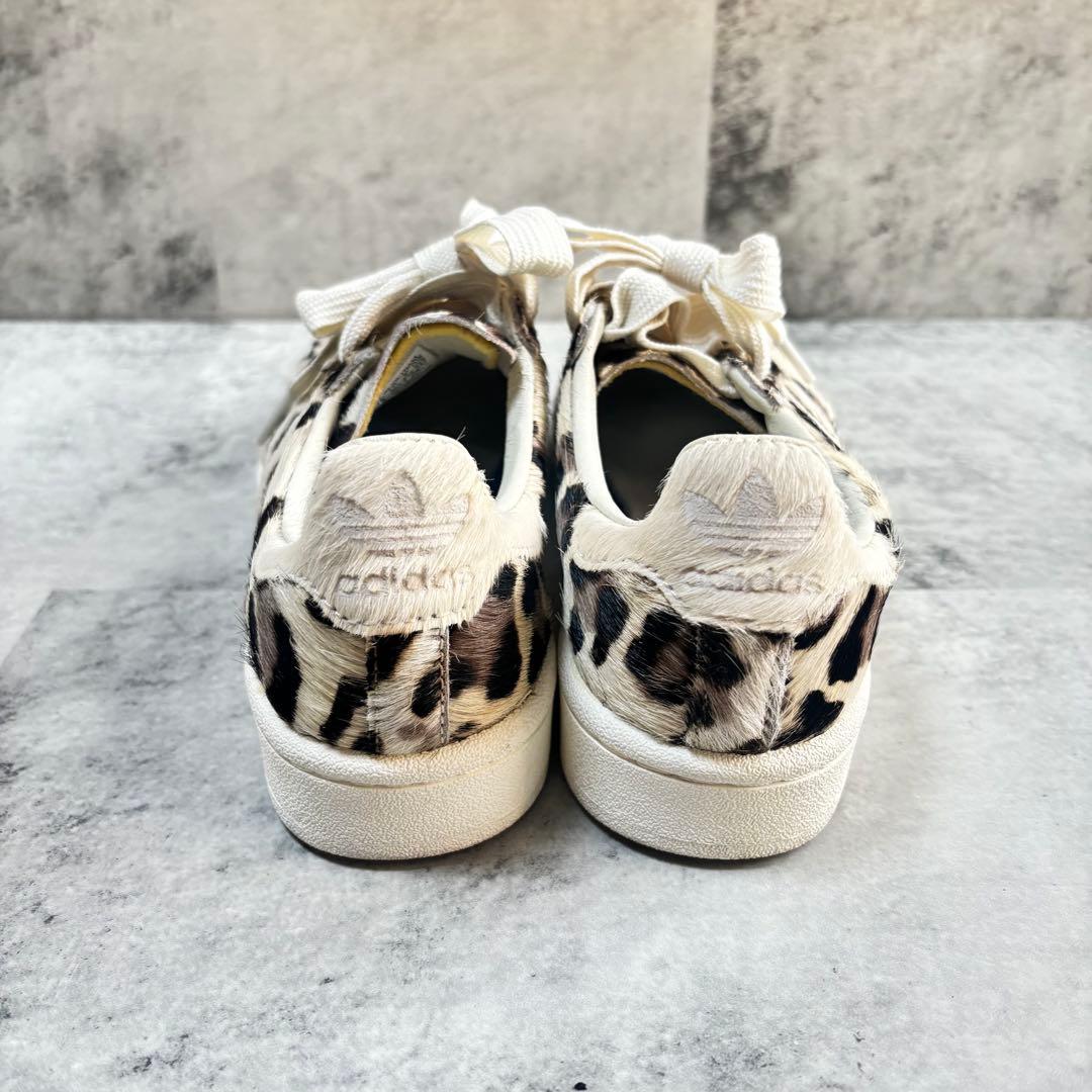 【adidas】美品✨ヒョウ柄 レオパ ハラコ スニーカー 大人気❣️22.5cm