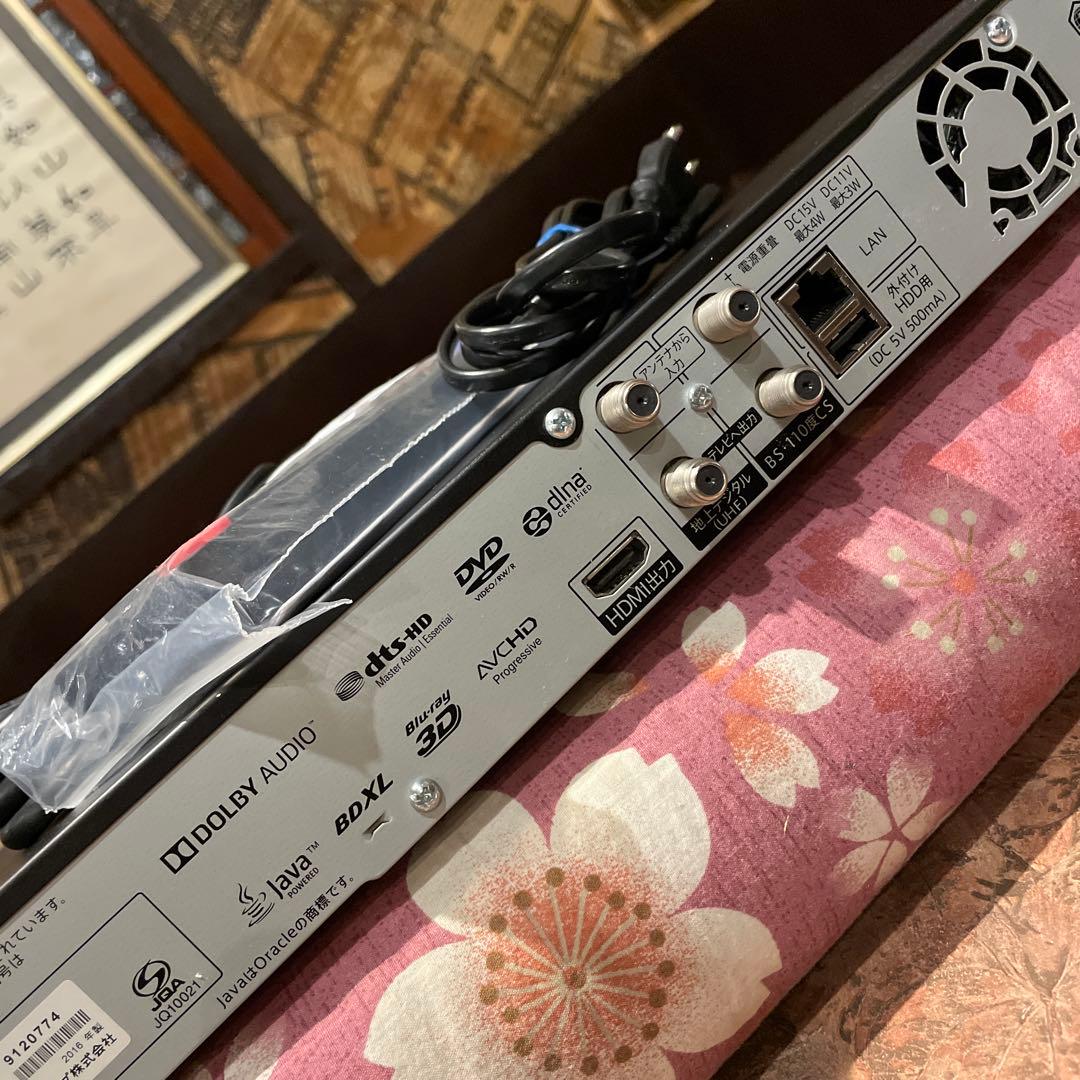 SHARP BD-NS510 12倍録 500GB 新リモ等付フル装備　完動品！