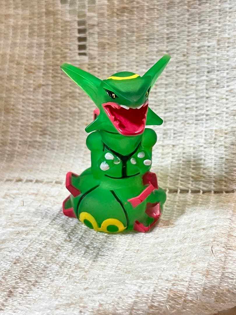 クリア ポケモンキッズ レックウザ 指人形 ソフビ フィギュア 透明