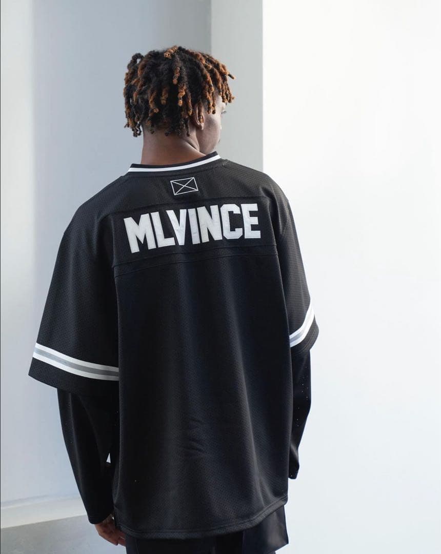 mlvince LAYERED L/S FOOTBALL SHIRT Mサイズ MLVINCE®︎ / seven stars layered l/s tee - OTHELLO KUMAMOTO