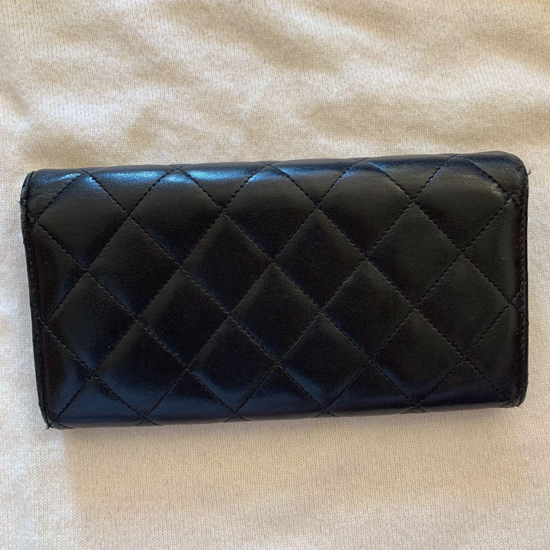 CHANEL マトラッセ 長財布 ラムスキンの通販はau PAY マーケット