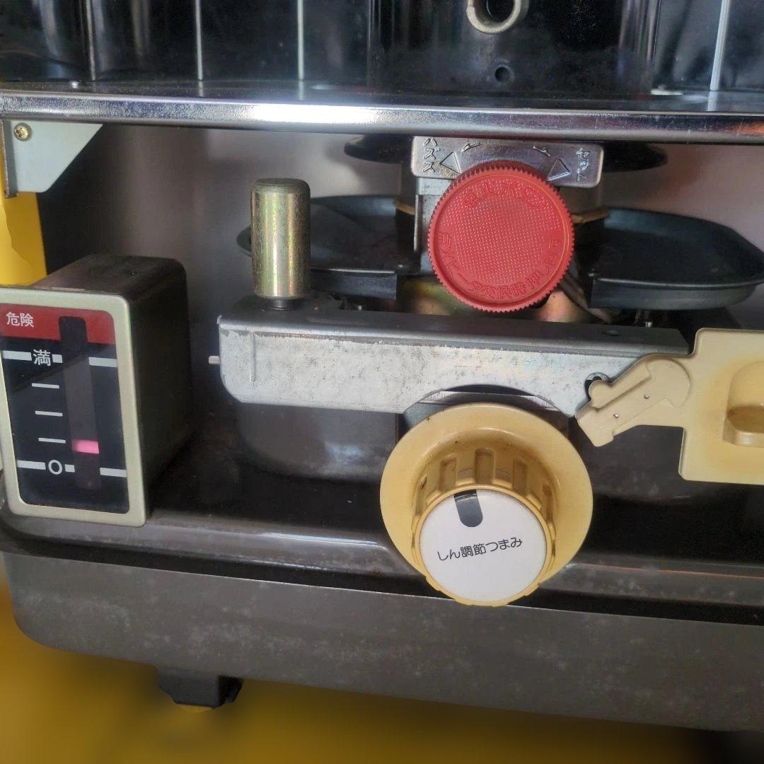 ナショナル 石油ストーブ クリアメカ OS-13 イエロー レトロ 昭和