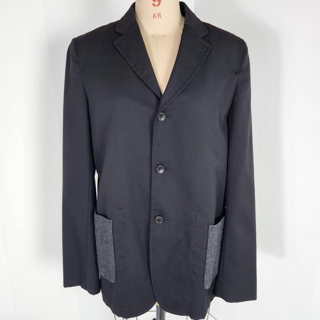 BLACK COMME des GARCONS テーラードジャケット ウール混 - メルカリ