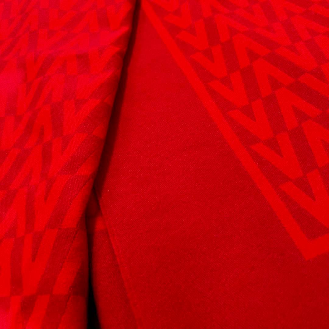 極美品】VALENTINO ヴァレンチノ ブランケット レッド 大判