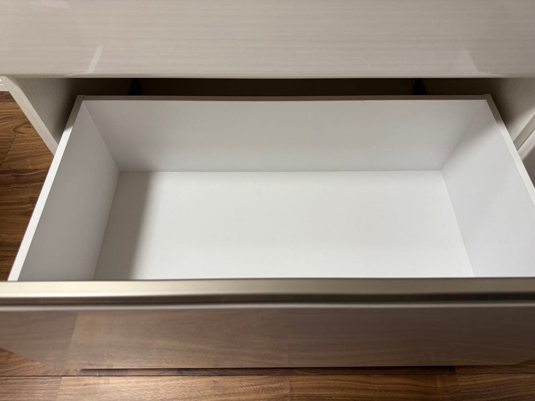 値引き】ホワイト 大型キッチン収納 ダイニングボード 120 かねたや家具