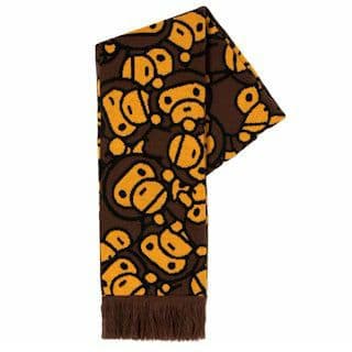 小物 A BATHING APE BABY MILO SCARF A BATHING APE® Kids Baby Milo Stripe Knit Scarf | Bape official