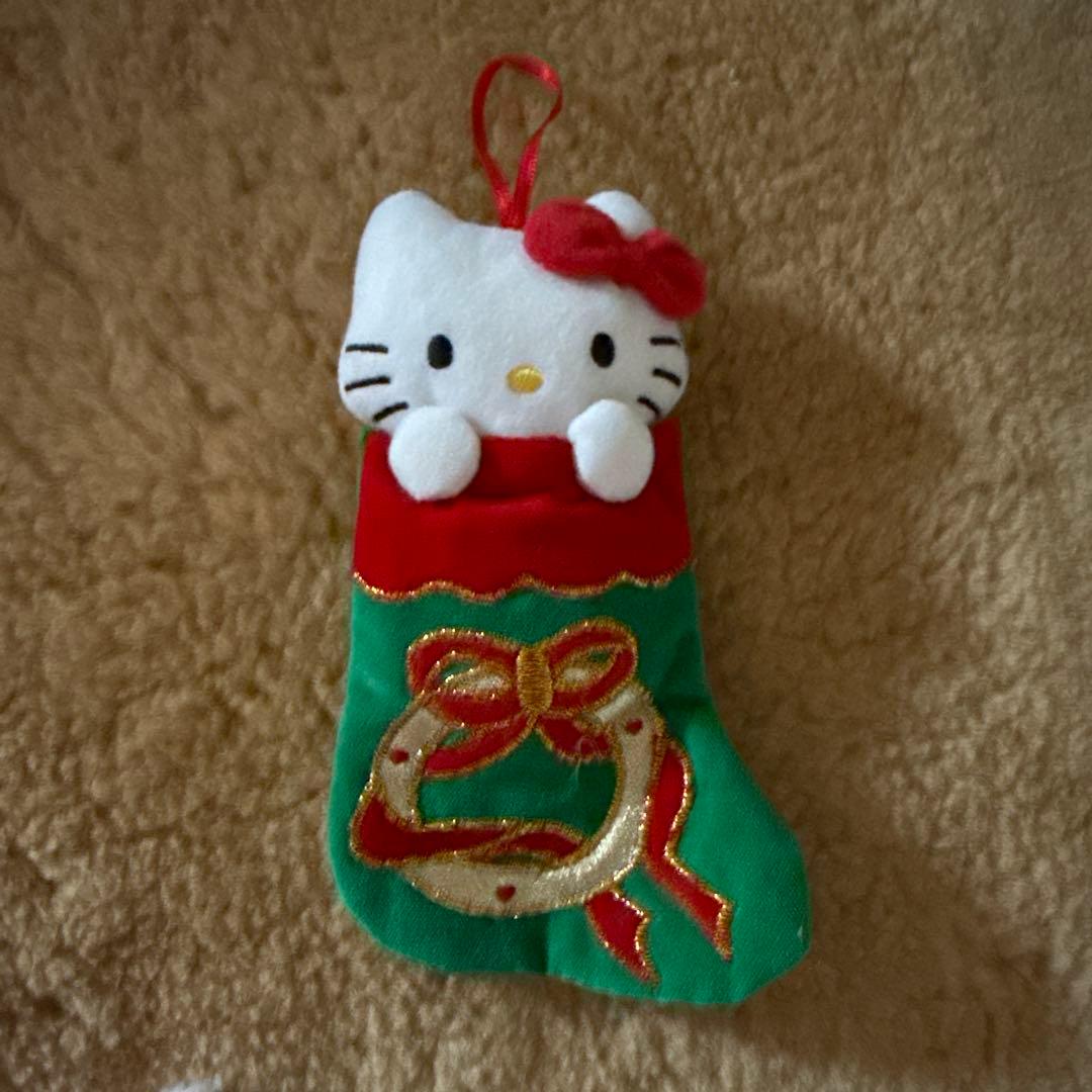 ハローキティ クリスマス ブーツ オーナメント 約12cm サンリオ