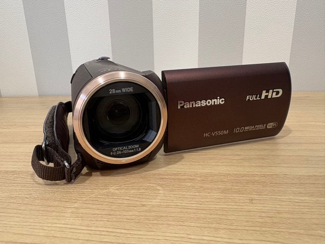 Panasonic HC-V550M ビデオカメラ　美品　茶色 Amazon.co.jp: パナソニック デジタルハイビジョンビデオカメラ 内蔵