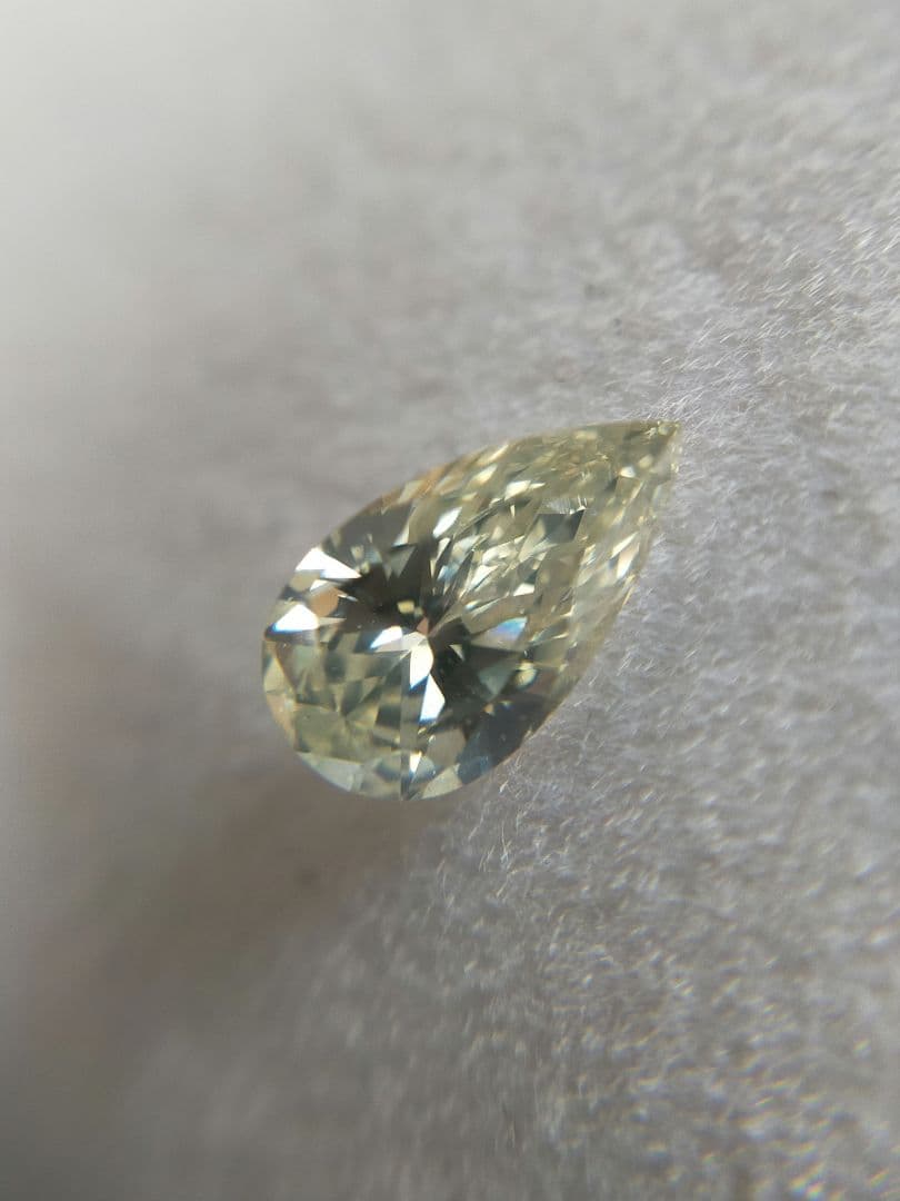 大粒 1カラット超え ペアシェイプ　天然ダイヤモンド　ルース 超希少！ Fancy Vivid Pink 1.01ct 天然 ダイヤモンド ルース ペア