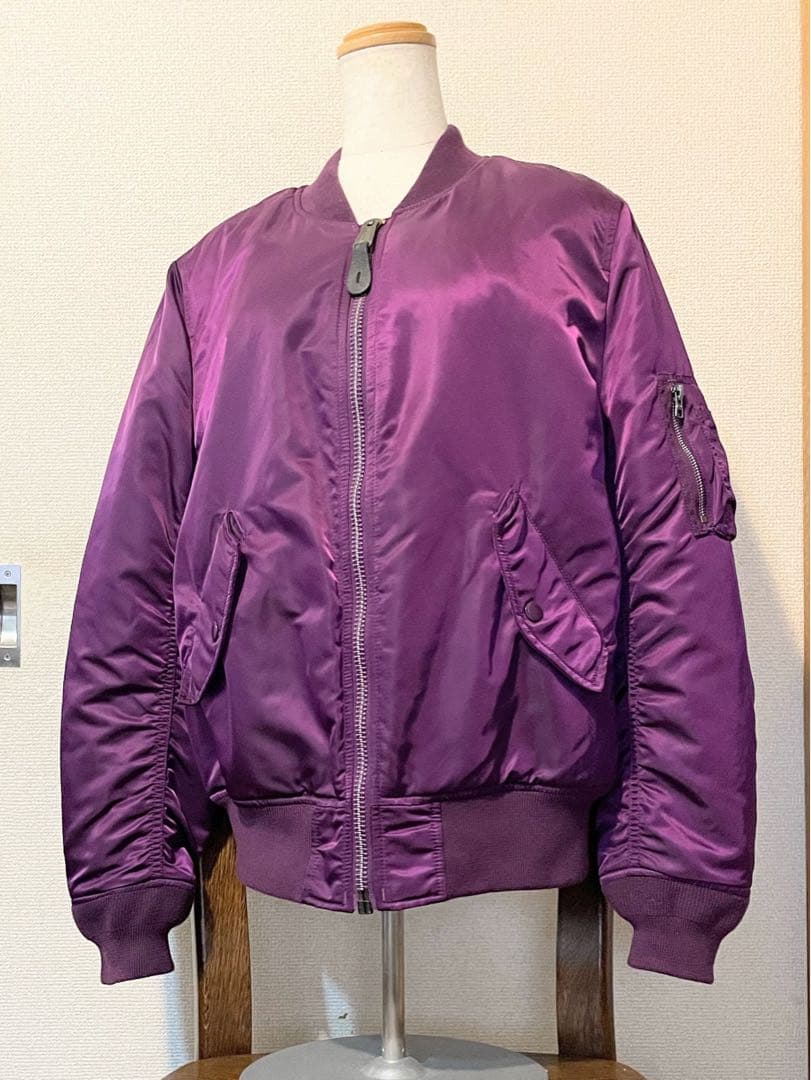 パープル MA-1 フライトジャケット 商品詳細服をまとめてご覧いただけ