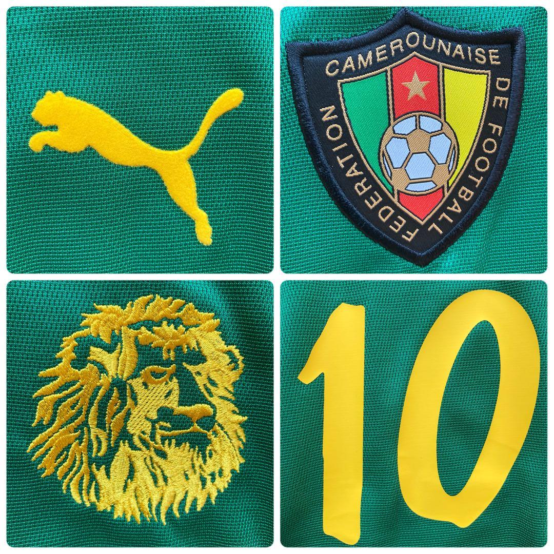 激レア】カメルーン代表 エムボマ 日韓W杯2002 正規品 ユニフォーム