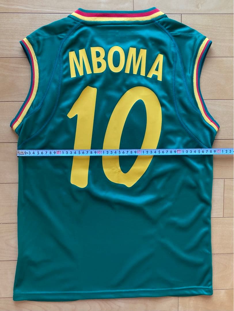 激レア】カメルーン代表 エムボマ 日韓W杯2002 正規品 ユニフォーム