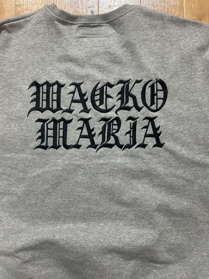 WACKO MARIA スカルプリント スウェット グレー WACKOMARIA