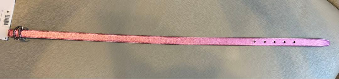 クリスチャンルブタン レディース ベルト ピンク サイズ65 新品未使用