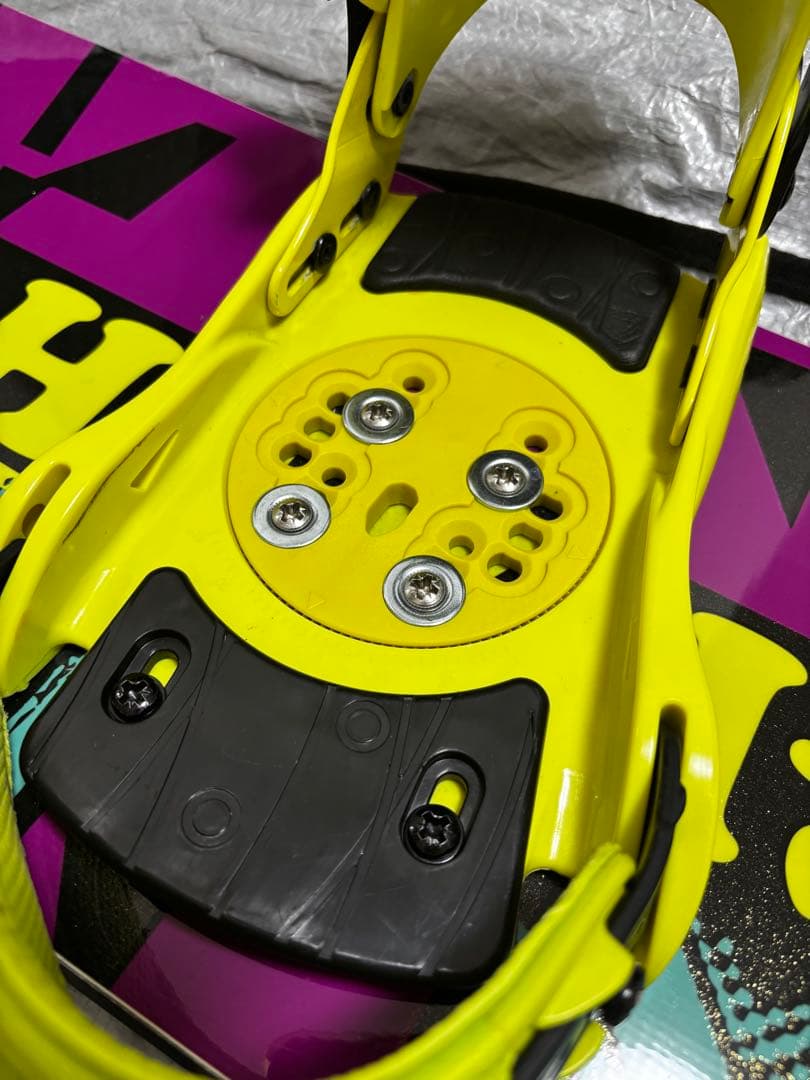 ZUMA イエロービンディング スノーボード、ブーツ、ケース4点セット