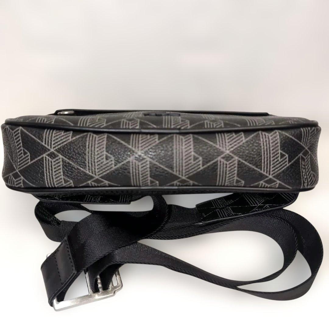 ✨美品 ラコステ グレインテクスチャー ボディバッグ ショルダーバッグ