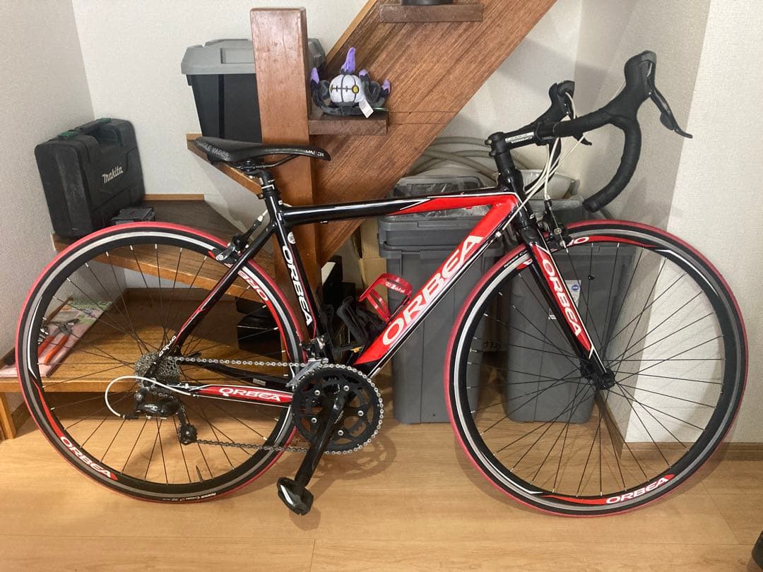 【送料込みになりました】ORBEA ロードバイク AQUA ブラック/レッド ORBEA AQUA SORA(オルベア アクア ソラ完成車) 2014 ロードバイク