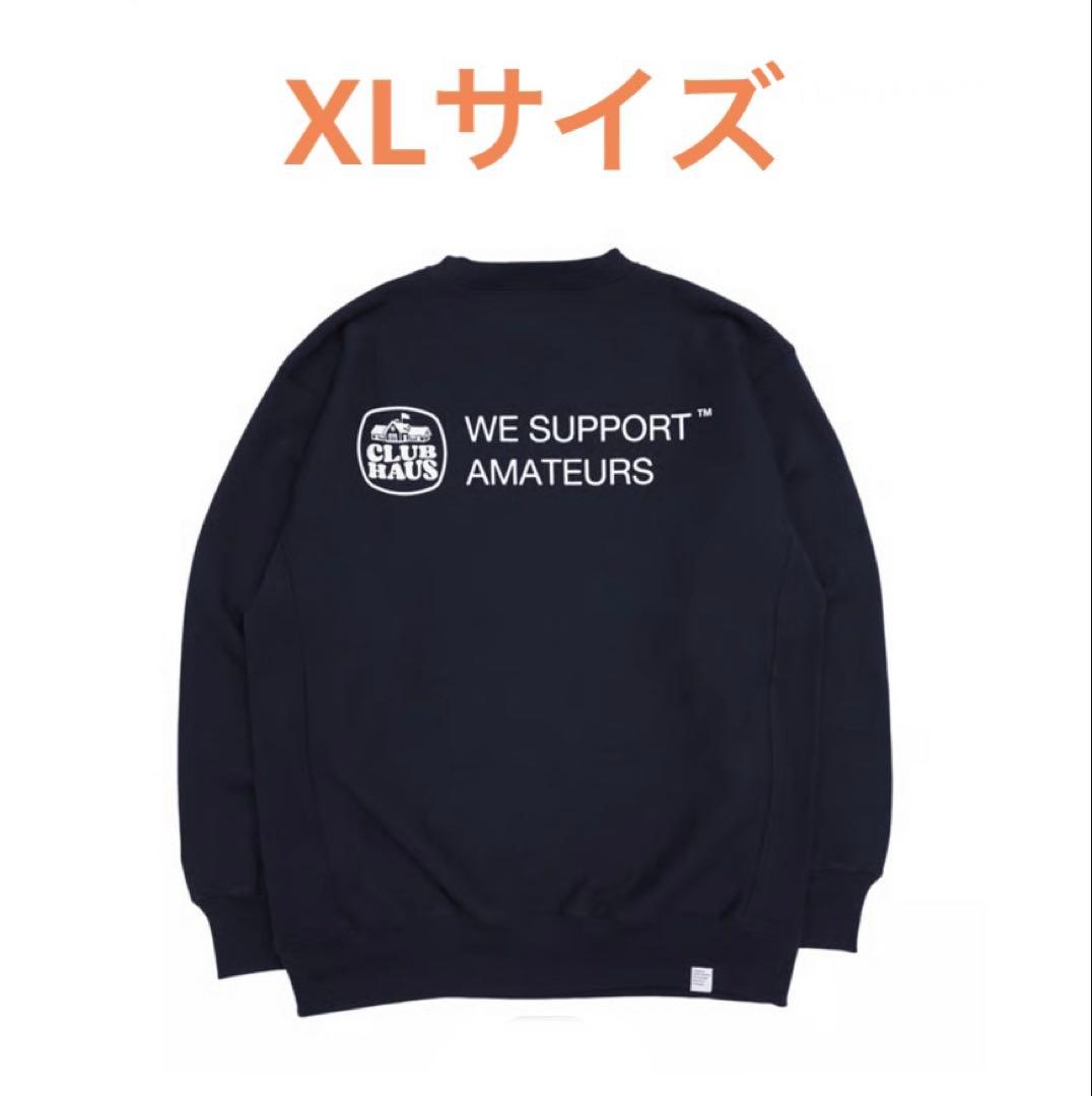 新品CLUBHAUS “The Crew” Crewneck - Navy XL addicted to the process. Crewneck Sweatshirt | FRSH Collection – O