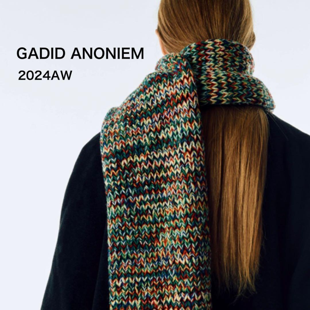 新品】24FW GADID ANONIEM マフラー ガディッド アノニム - メルカリ