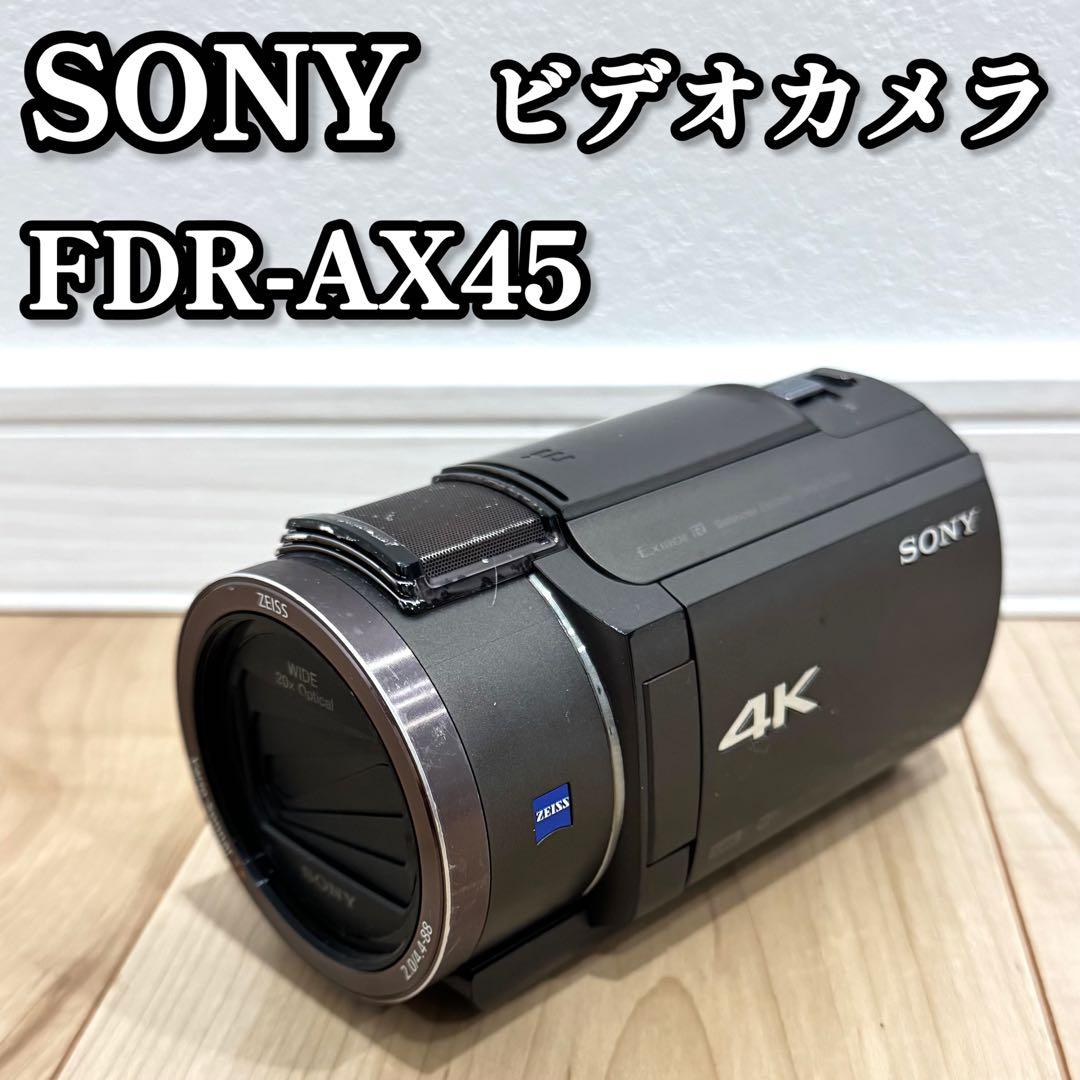 【良品】　SONY ソニー　4Kビデオカメラ FDR-AX45 Wi-Fi対応 Amazon | SONY(ソニー) 4K ビデオカメラ Handycam FDR-AX45(2018年
