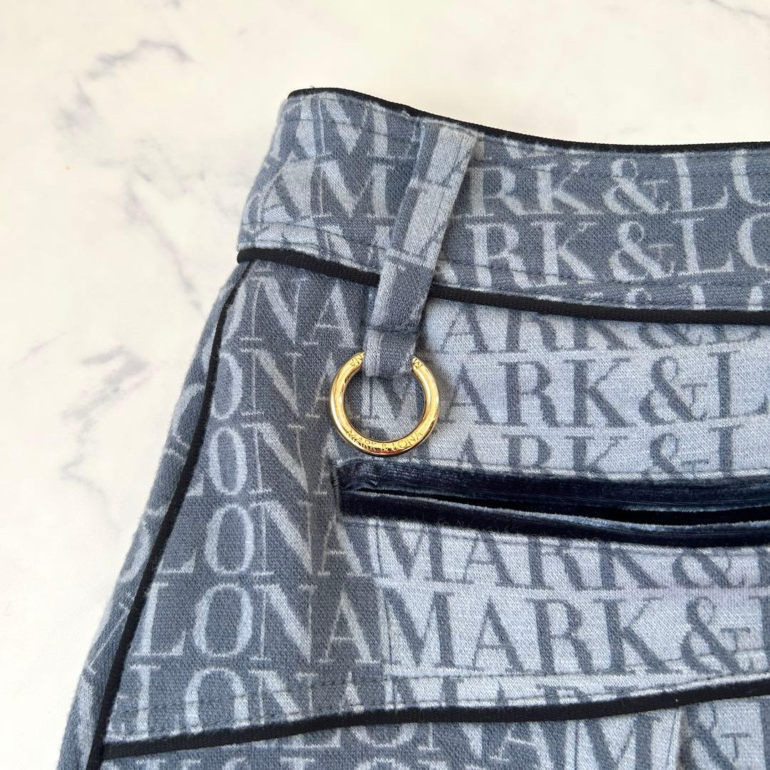 マークアンドロナ 2021年モデル インナー付スカート 秋冬 プリーツ 金