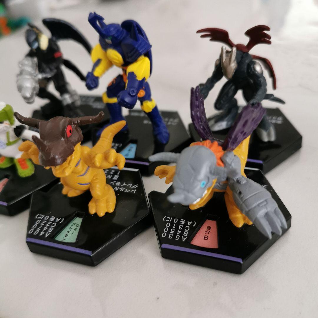 レア希少デジモンバトルフィギュア6体ブースターセットデジタル