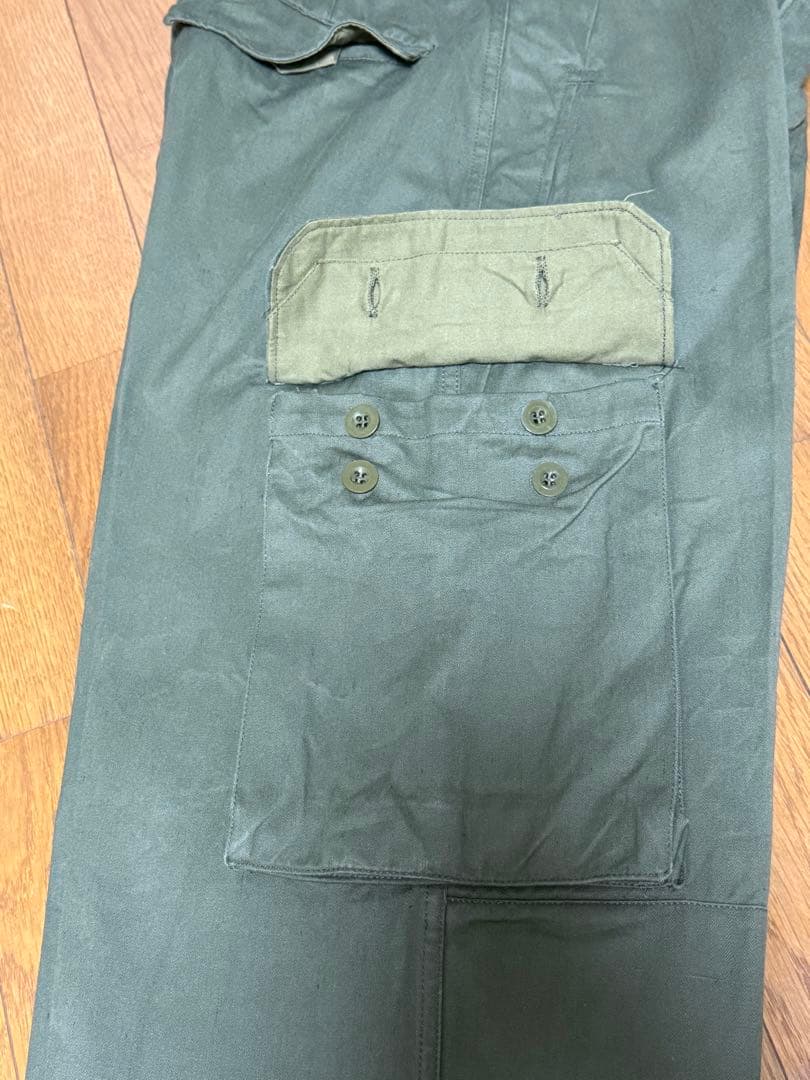 m47 後期 11サイズ カーゴパンツ ヘリンボーン カーキ 希少サイズ