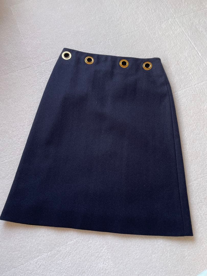 【極美品】 CELINE（セリーヌ）ウールカシミヤ スカート セリーヌ スカート ウール/カシミヤ混 ブランド ボトムス フランス製