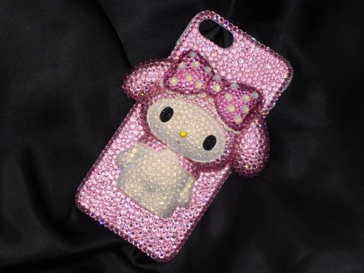 マイメロiPhoneケーススワロフスキー♡ - メルカリ
