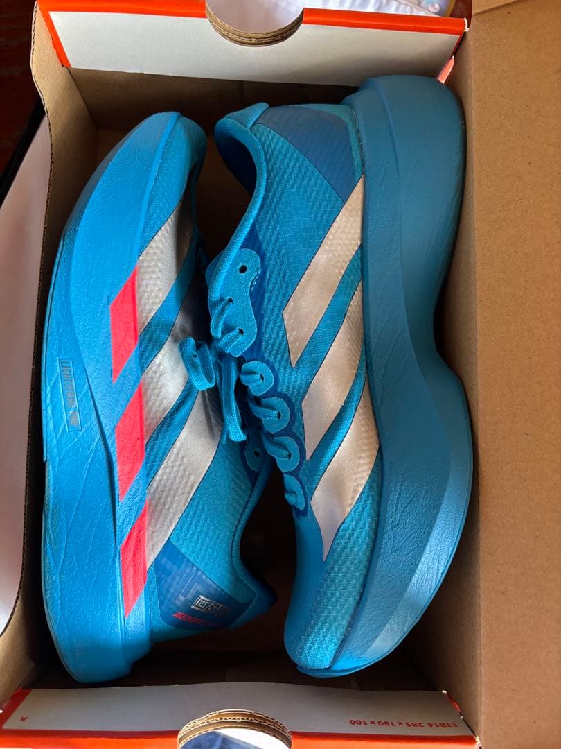 ADIZERO EVO SL WOVEN エボSL 23.5センチ Womens adidas Adizero Evo SL Woven Running Shoe