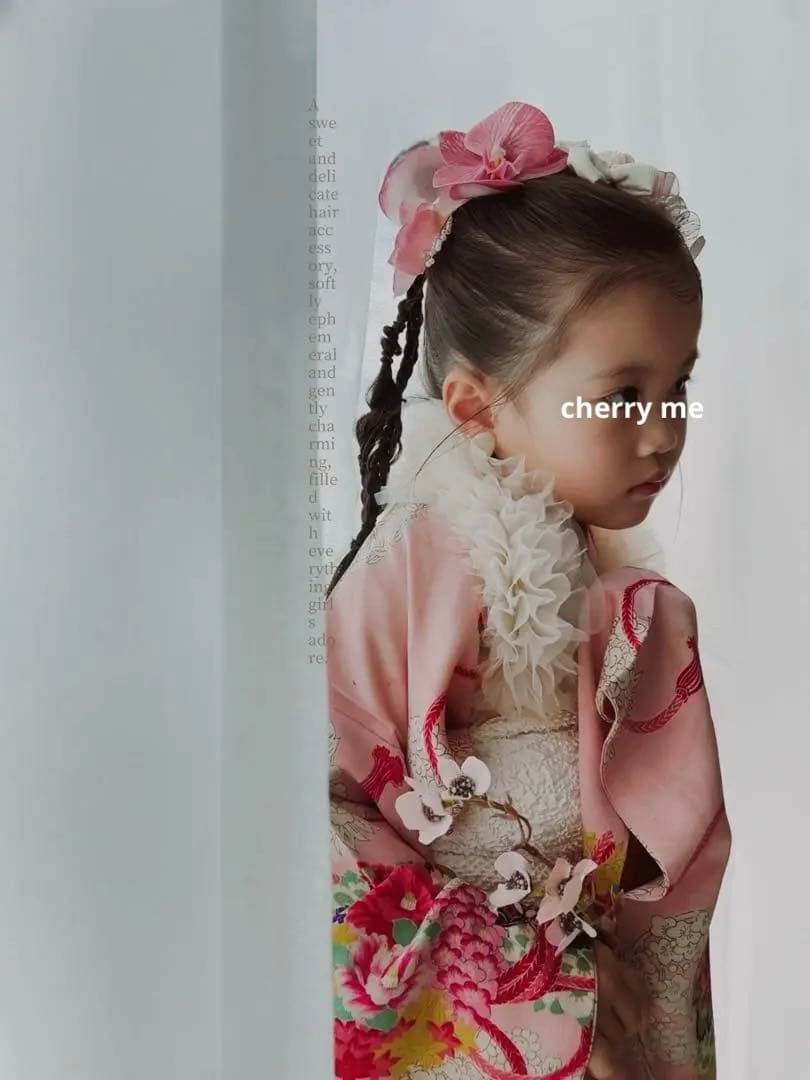 七五三 七五三髪飾り ヘッドドレス 着物髪飾り リメイク髪飾り 014