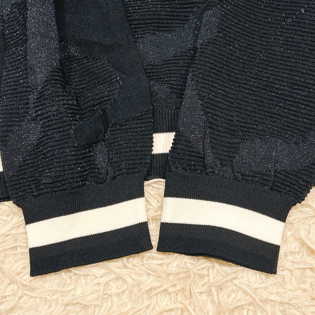 新品 XLサイズ マークアンドロナ セーター ラメ チルデンニット ゴルフ