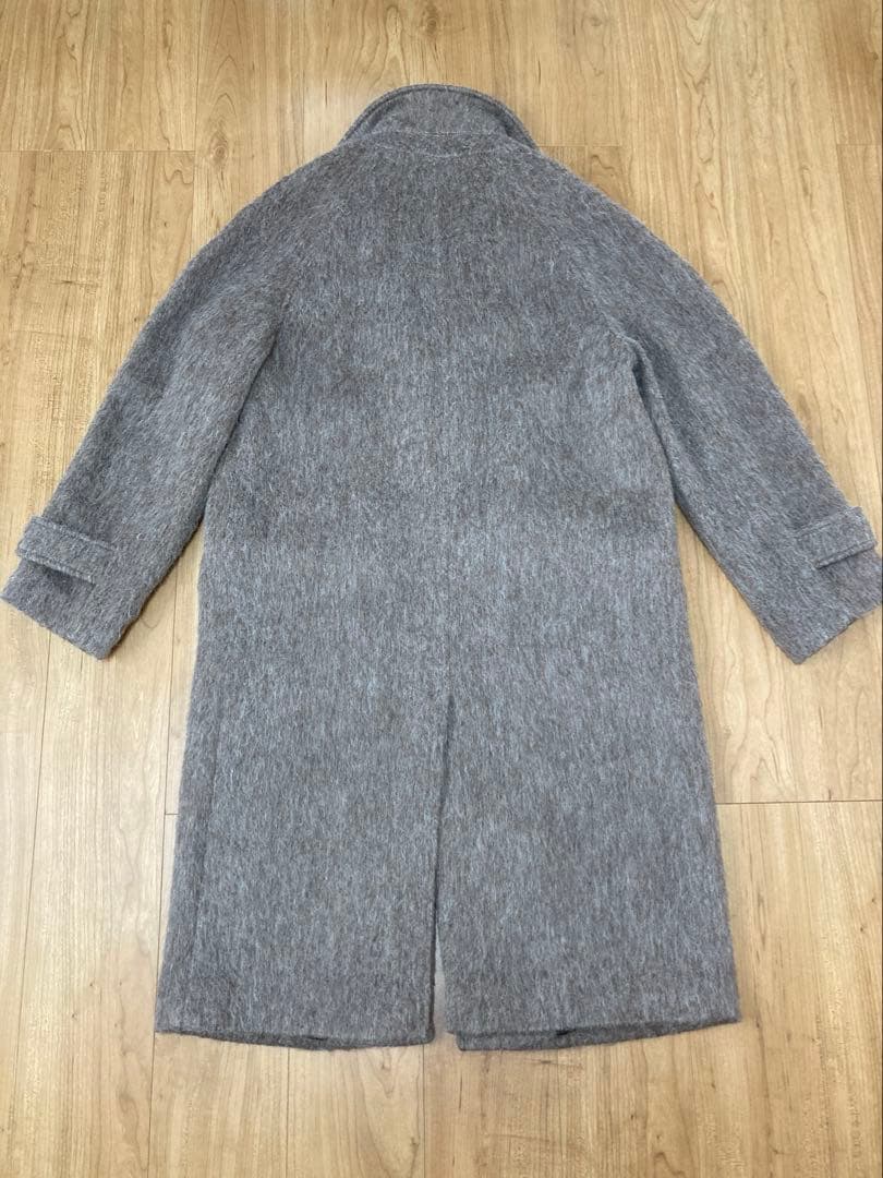 ZARA ザラ ウール混紡 ブラウン ステンカラーコート バルマ