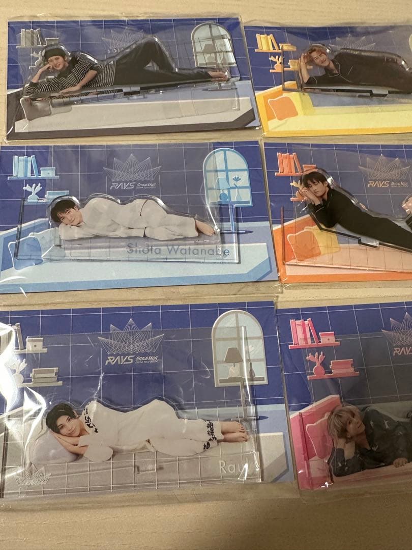 SnowMan パジャマアクスタ アクリルスタンドRAYS まとめ 売り