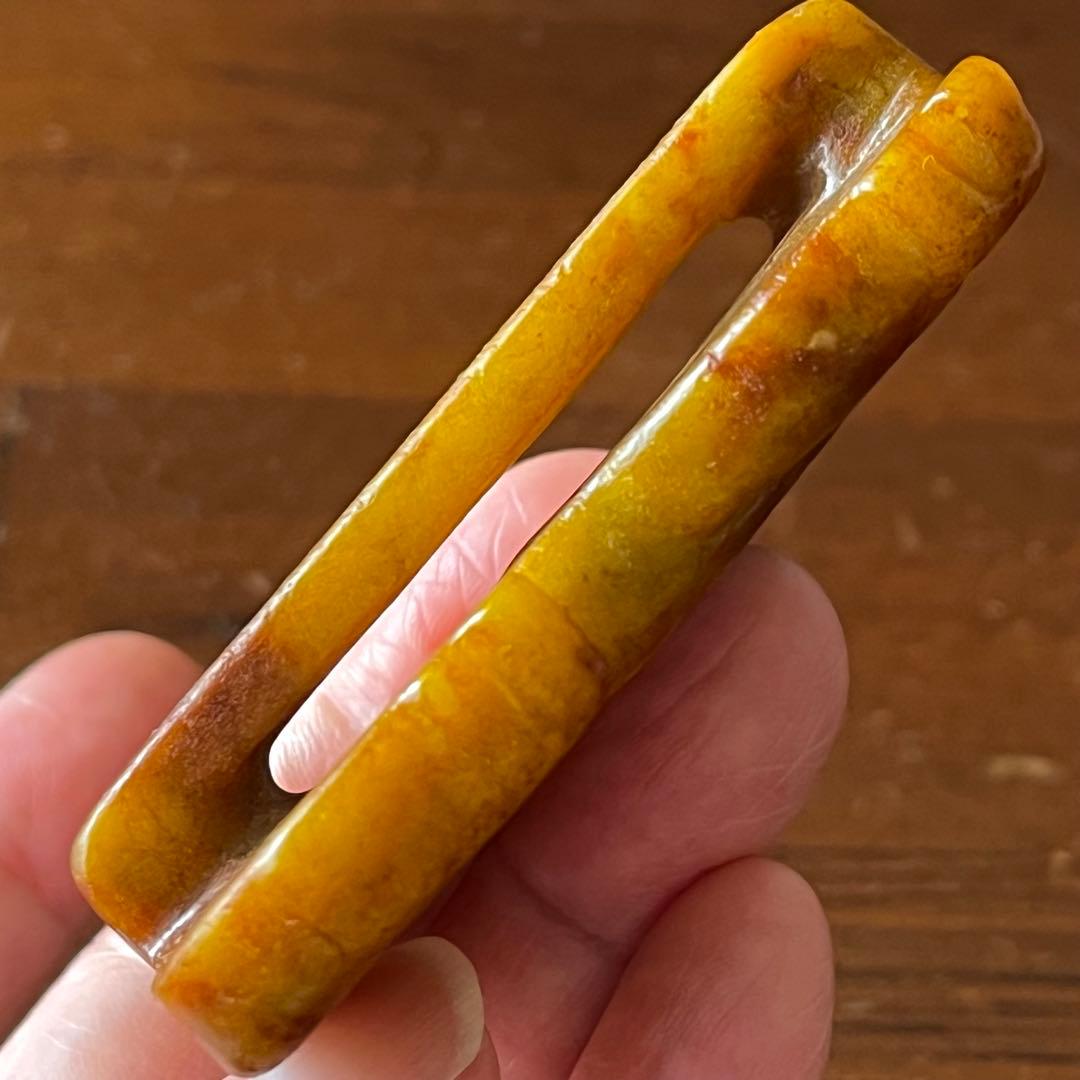 アンティーク ジェイド 彫刻 和田玉 ネフライト 中国王朝 古玉 龍