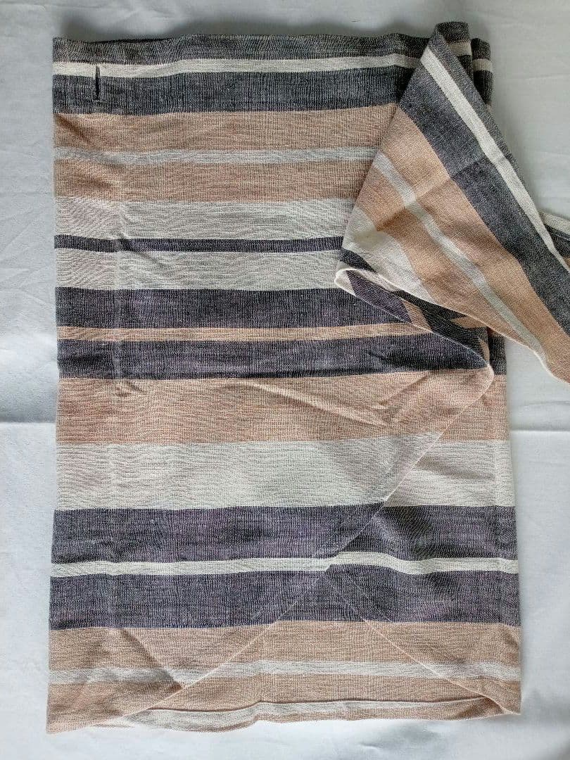 新品 うさと Usaato 手紡ぎ 草木染め ストール 巻きスカート 膝掛け