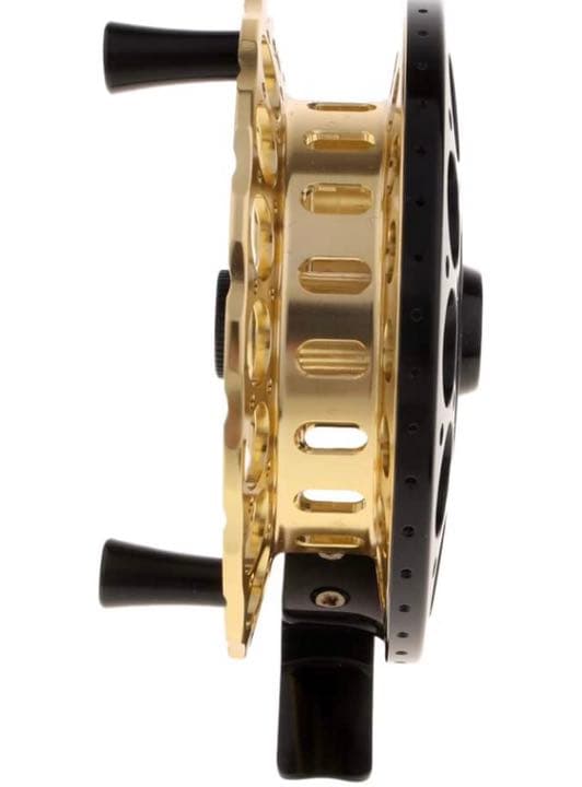 フライリール ステンレス鋼 イカダ リール チヌリール 2つの玉軸 2サイズ