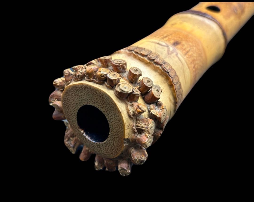 琴古流 尺八 坂野如延銘 時代和楽器 -283-