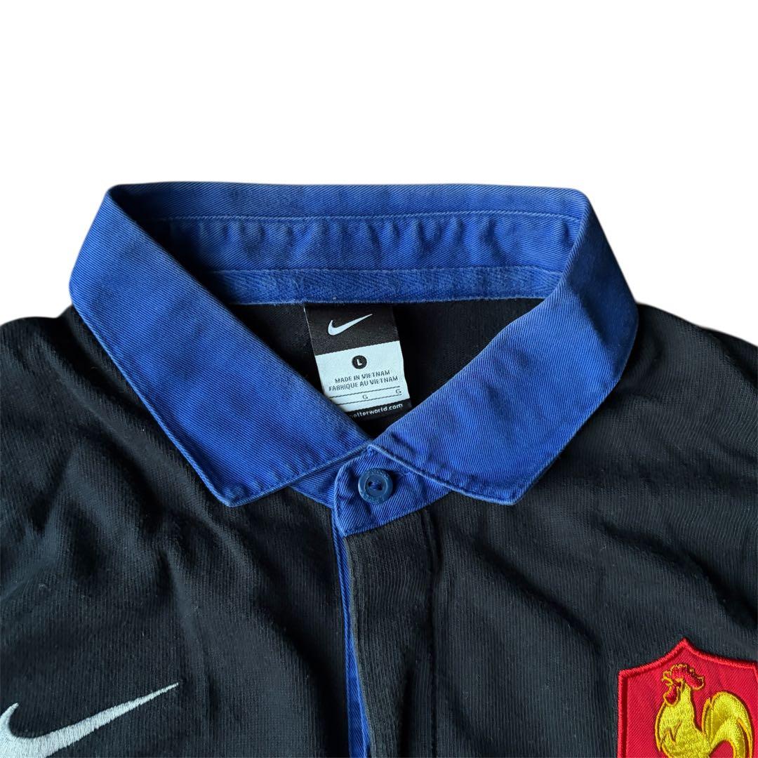 00s NIKE ラグビー フランス代表 ラガーシャツ オーセンティック