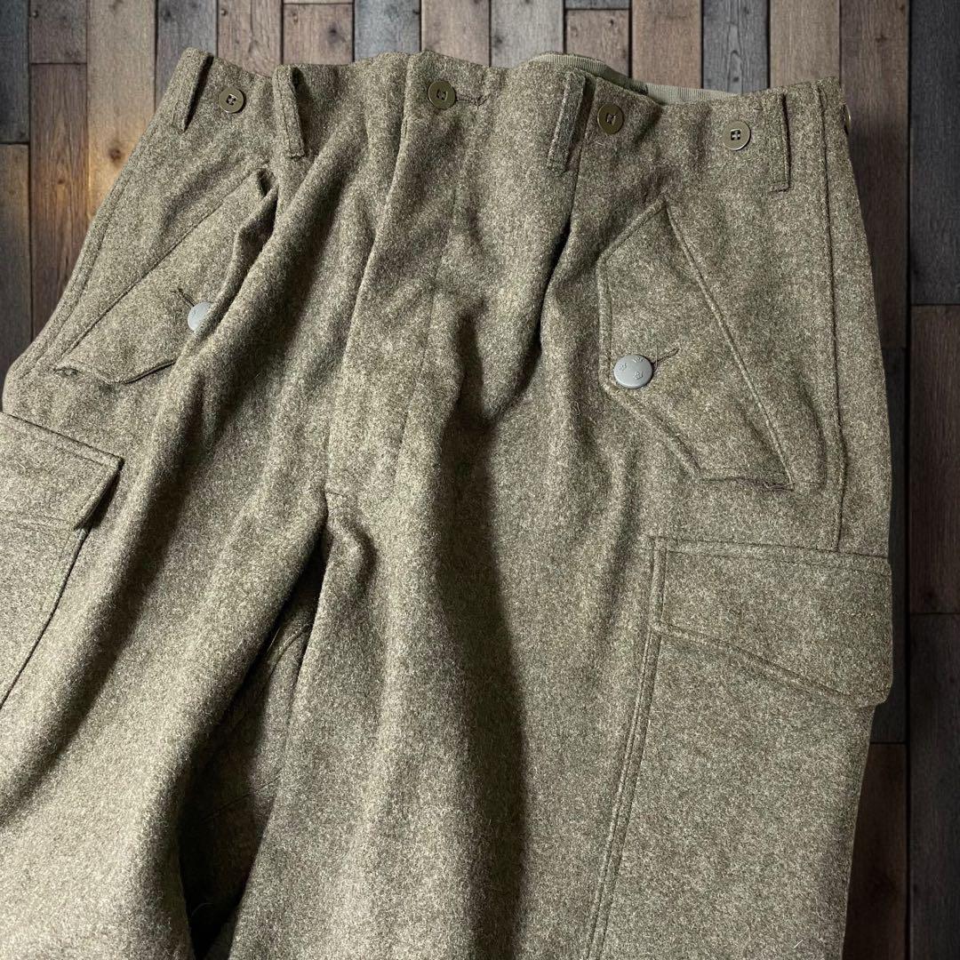 70´sスウェーデン軍 M-59 極太ウールカーゴパンツ 2XL