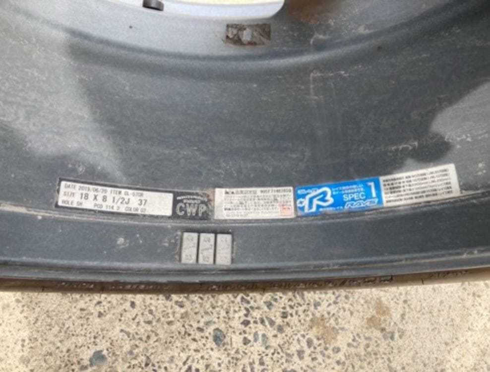 アレンザ LX100 225/60/R18 RAYS GL-57CR